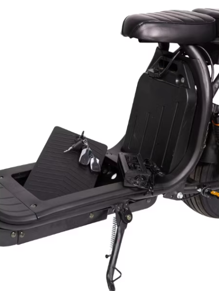 Scuter Electric 2 Persoane, Viteză Limitată 25 km/h – Fără Permis, Motor 1500W, Baterie 20Ah, Suspensie Hidraulică, COC Inclus