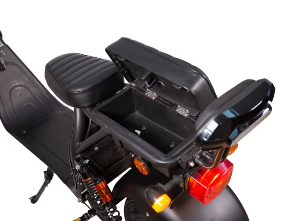 Scuter Electric 2 Persoane, Viteză Limitată 25 km/h – Fără Permis, Motor 1500W, Baterie 20Ah, Suspensie Hidraulică, COC Inclus