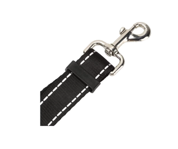 Lesa Pentru caini si pisici At Performance, cu Banda LED Albastra, Cusatura Reflectorizanta, cu 3 Moduluri de iluminare, 90-115 cm, Acumulator, Incarcare USB Negru/Albastru