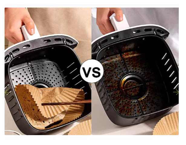 Set 50 Hartii de Copt pentru Friteuza, At Performance, 16 x 4.5 cm, Unica Folosinta, Maro