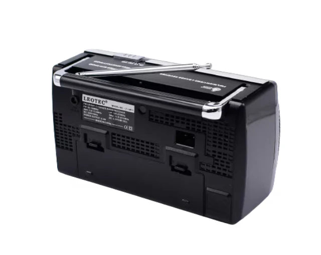 Radio Audio Portabil, AM/FW/SW1/SW2, Control Volum, USB, AUX, MP3, Antena Telescopica, Negru