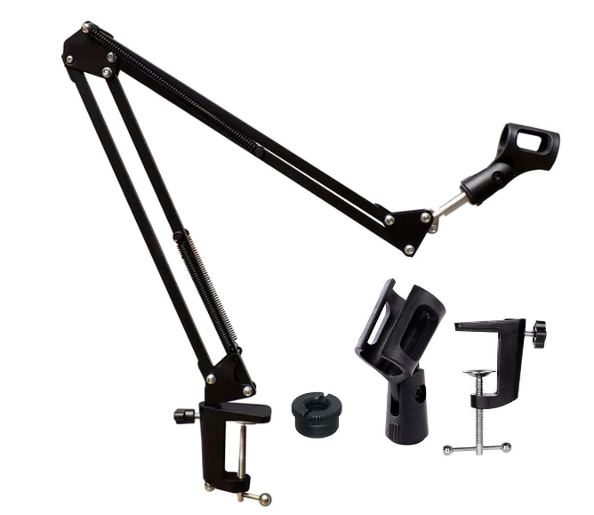 Suport microfon pantografic, negru, 800mm, AT PERFORMANCE