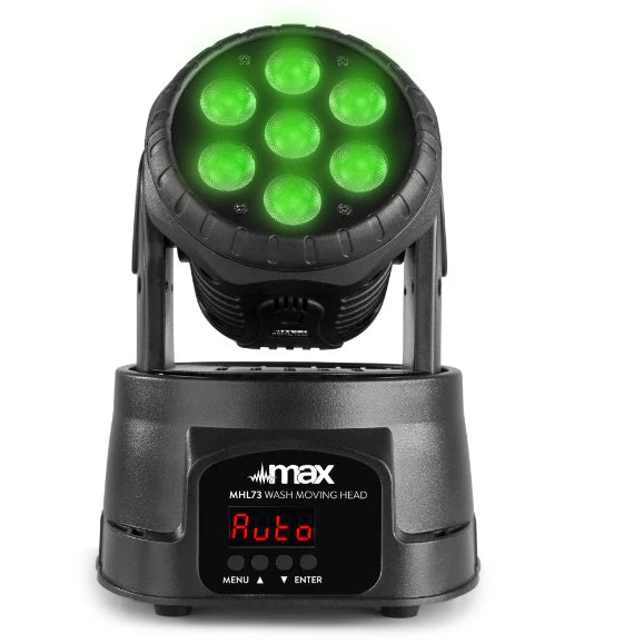 Moving Head Wash, LED 7x 8W, RGBW, Max MHL73 AT PERFORMANCE