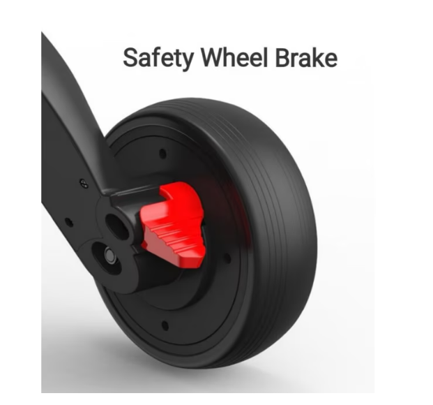 Tricicleta 4IN 1, At Performance, Centura Prindere, Bara Protectie, Piele ecologica, Suport Pahar, Pedale Detasabile, 6 luni+, Rosu / Negru