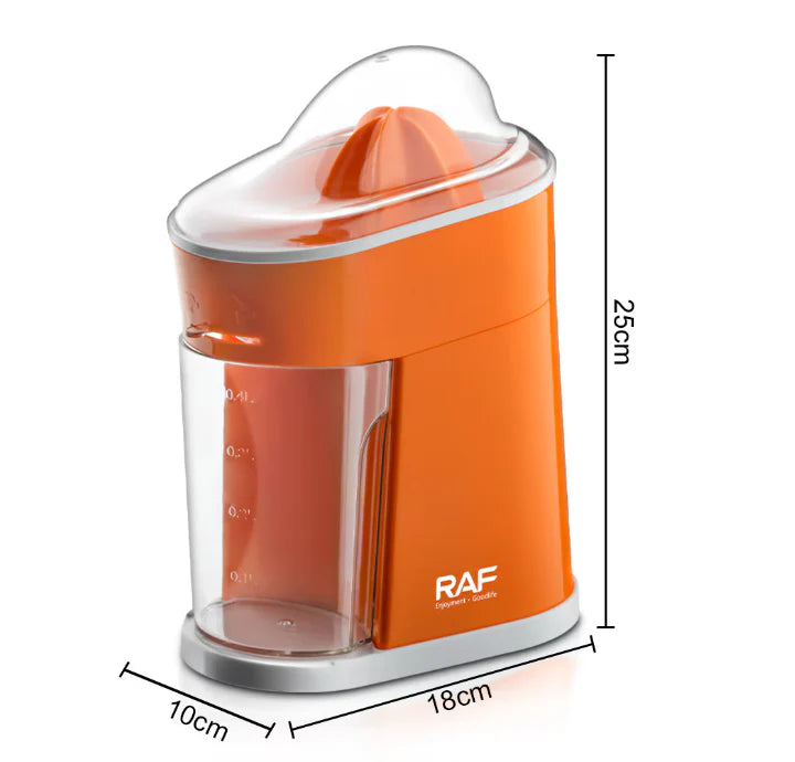 Storcator electric de fructe si legume RAF, AT PERFORMANCE, 25W, 400 ml 21x13x25 CM, Portocaliu