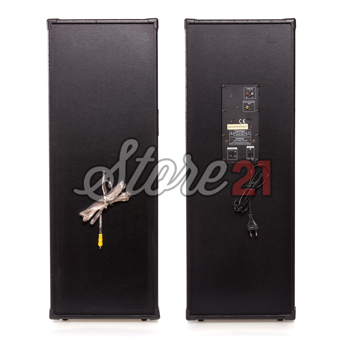 Set Boxe Active  TEMEISHENG 2308 , 650W , Bluetooth ,Radio, Usb ,SD Card,Microfon Cu Fir
