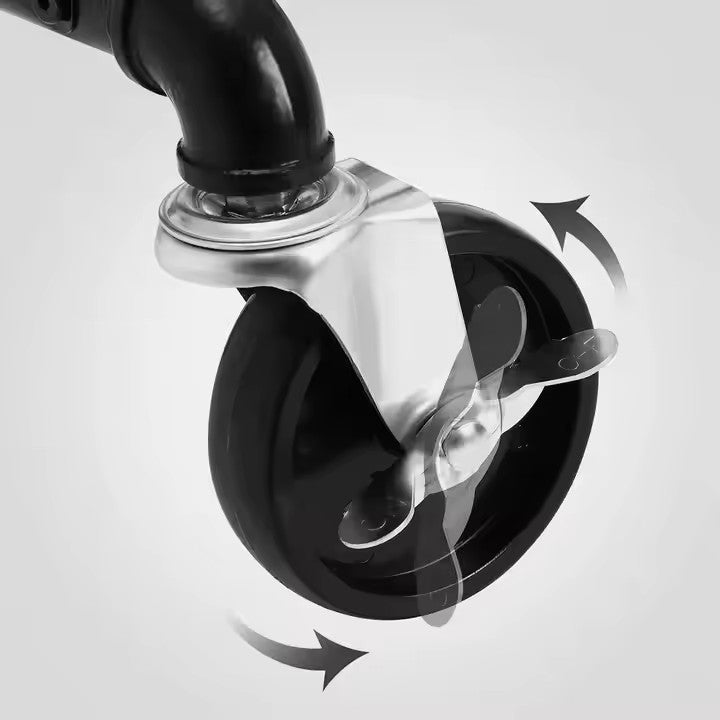 Pachet Promoțional 2x Suport Mobil, pentru Haine, AT PERFORMANECE ®, Umerase si Incaltaminte, Inaltime Reglabila, 163X100X49 Cm, Negru