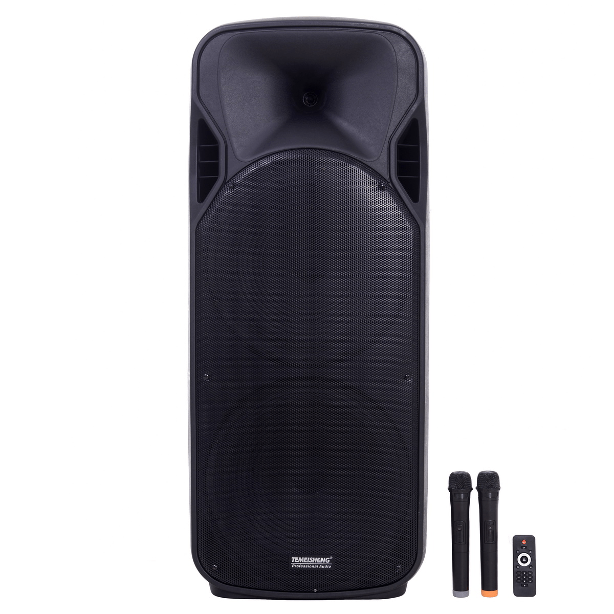 Boxa Bluetooth Activa 800W, 120x35x35 cm, Karaoke, Radio Card, USB, MP3, 2 Microfoane Wireless, Telecomanda