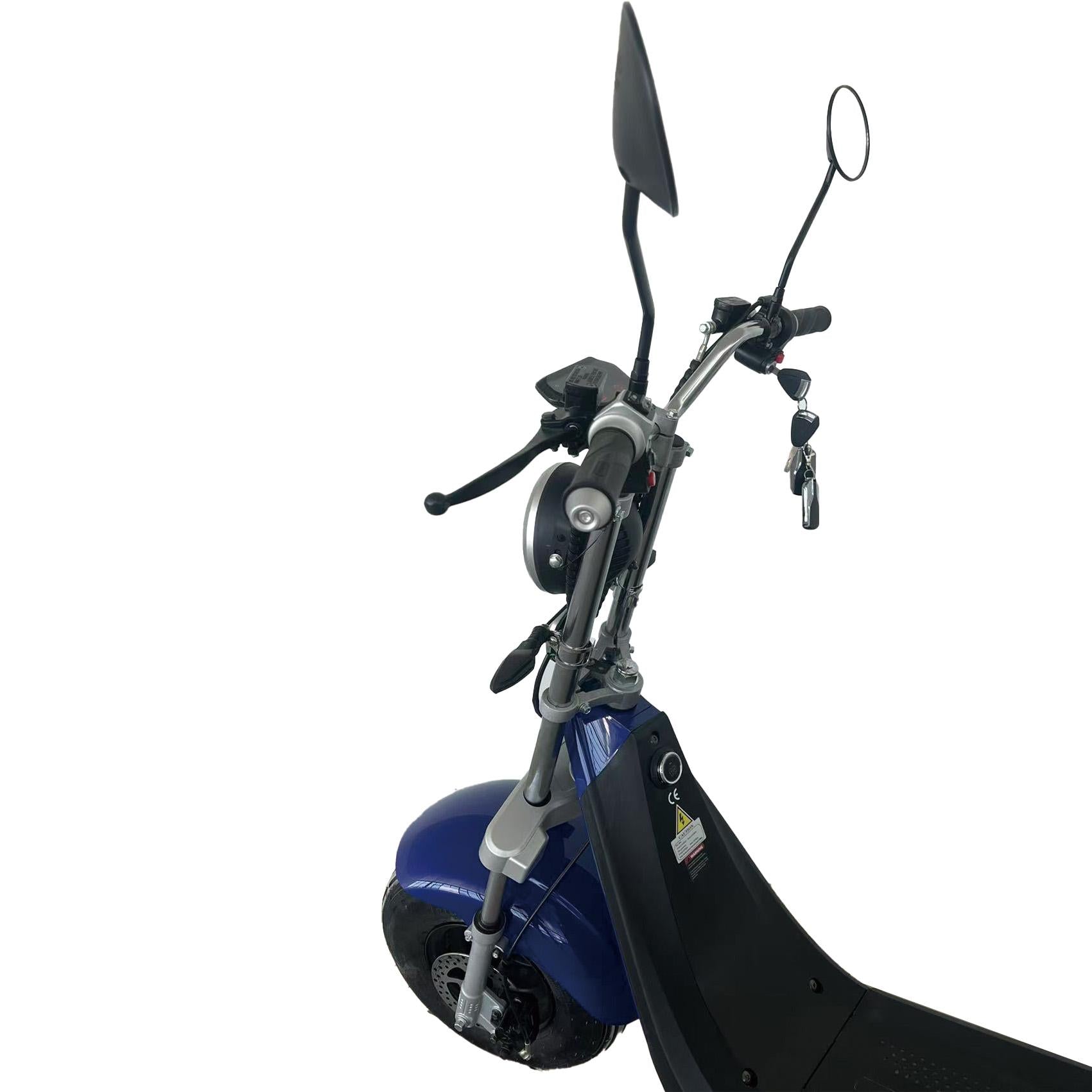Scuter Electric 2 Persoane, Viteză Limitată 25 km/h – Fără Permis, Motor 1500W, 2X Baterie 20Ah, Suspensie Hidraulică, COC Inclus