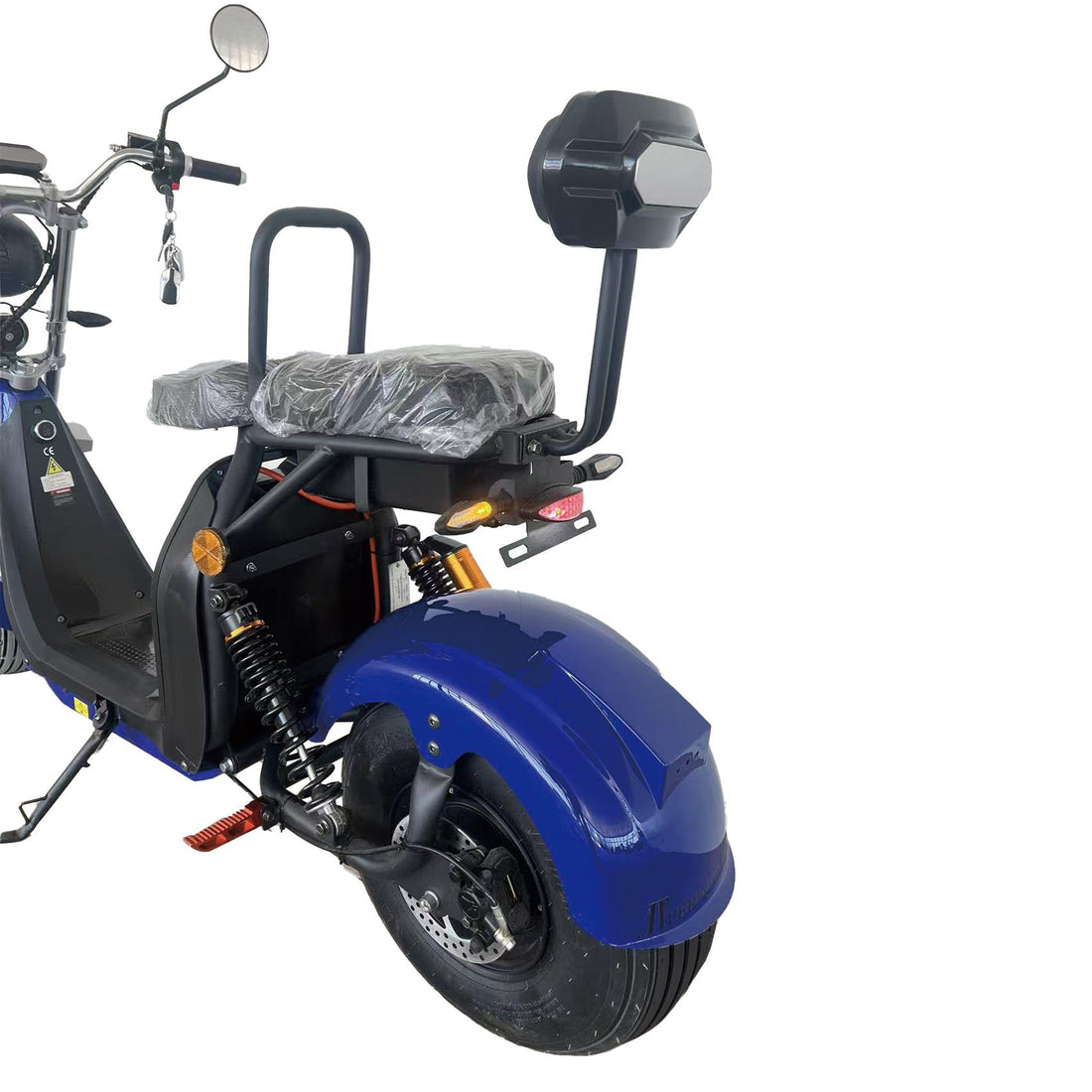 Scuter Electric 2 Persoane, Viteză Limitată 25 km/h – Fără Permis, Motor 1500W, 2X Baterie 20Ah, Suspensie Hidraulică, COC Inclus
