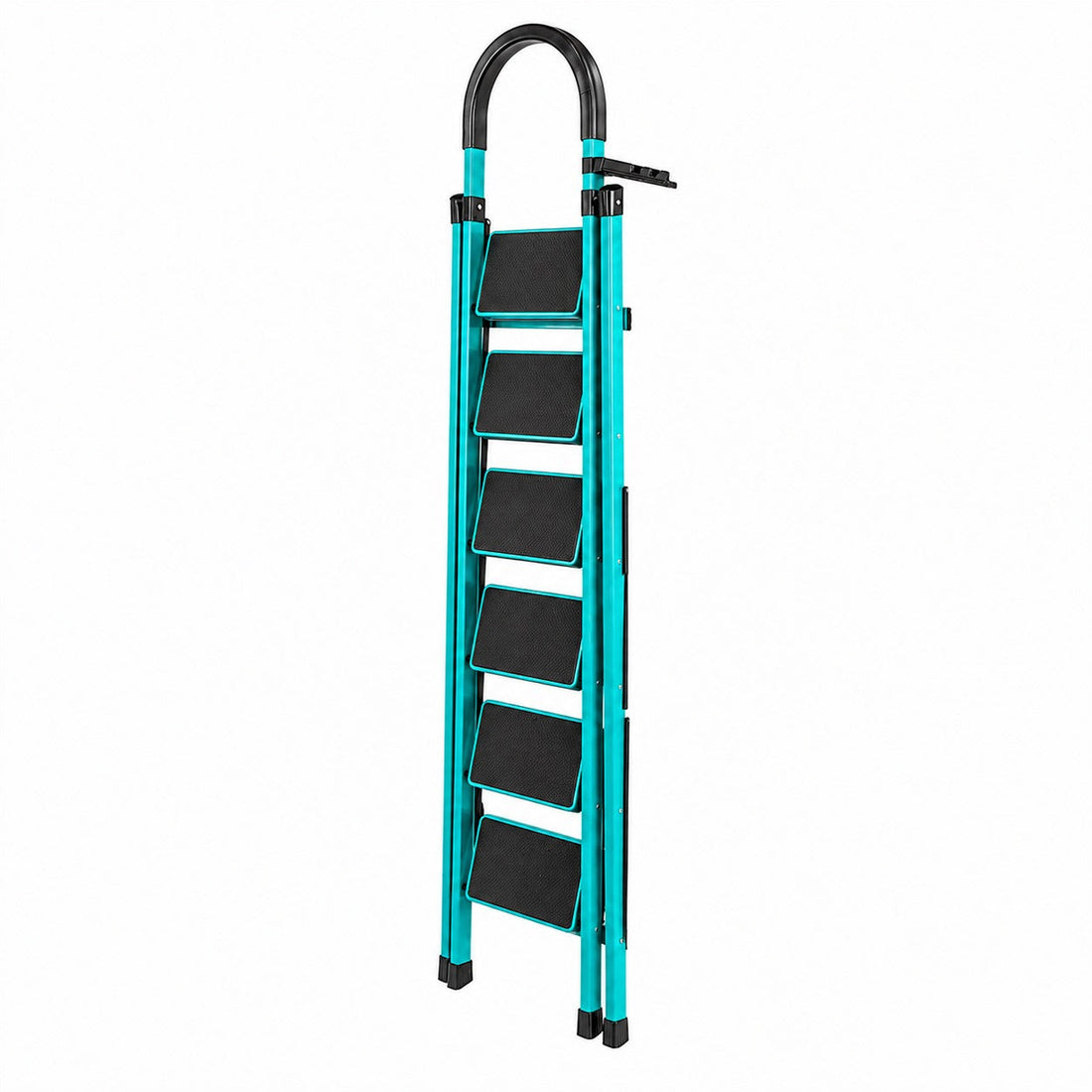 Scara Pliabila cu 3/4/5/6 Trepte Late, At Performance, Metalica, Maxim 150 Kg, Picioare Antialunecare