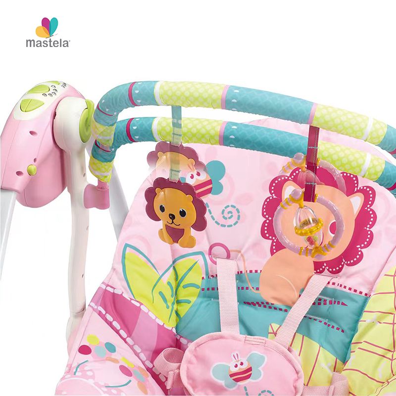 Balansoar Electric Portabil pentru Bebeluși Mastela Deluxe Portable Swing – 7 Melodii, 5 Viteze, 3 Temporizatoare, 2 Poziții de Înclinare
