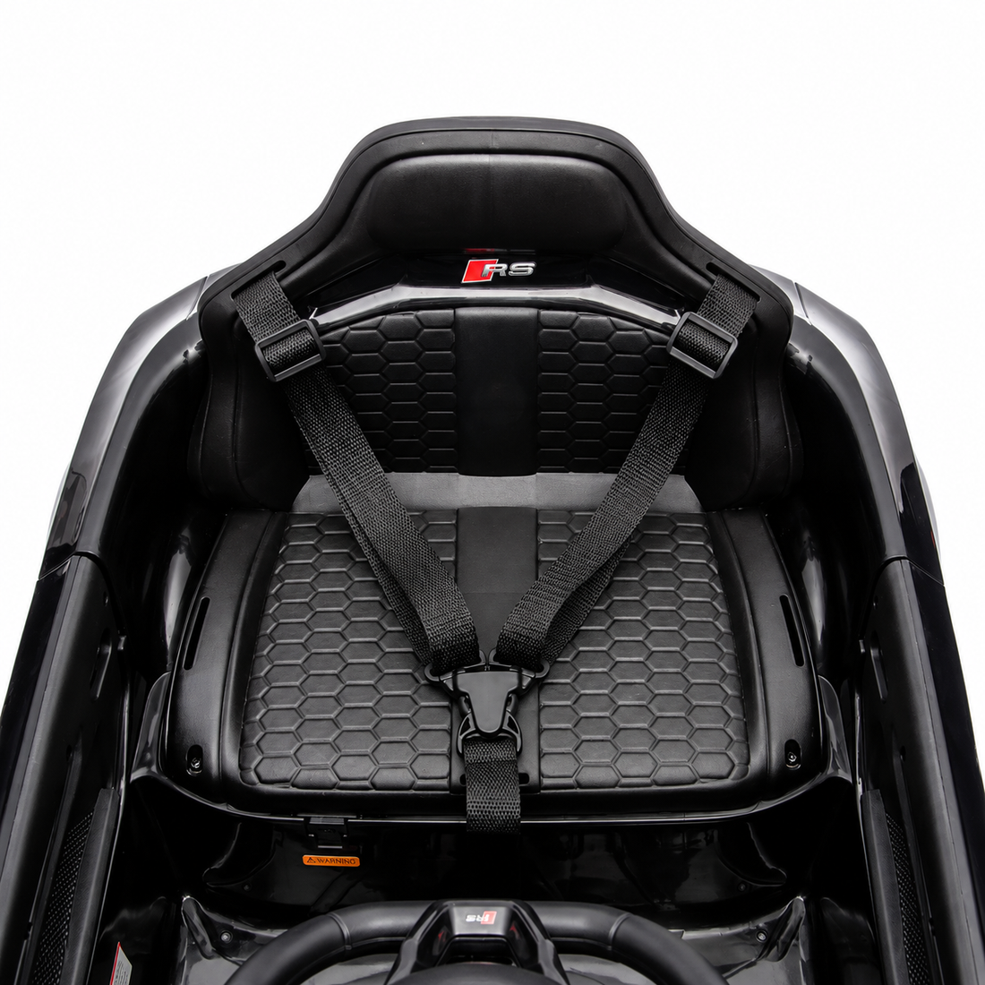 Mașinuță Electrică Pentru Copii KIDOO Audi RS 3 Sportback 2025, Licență Oficială Audi, 12V 4.5Ah, Telecomandă 2.4G, 3 Viteze, Bluetooth, USB, Lumini LED, Alb
