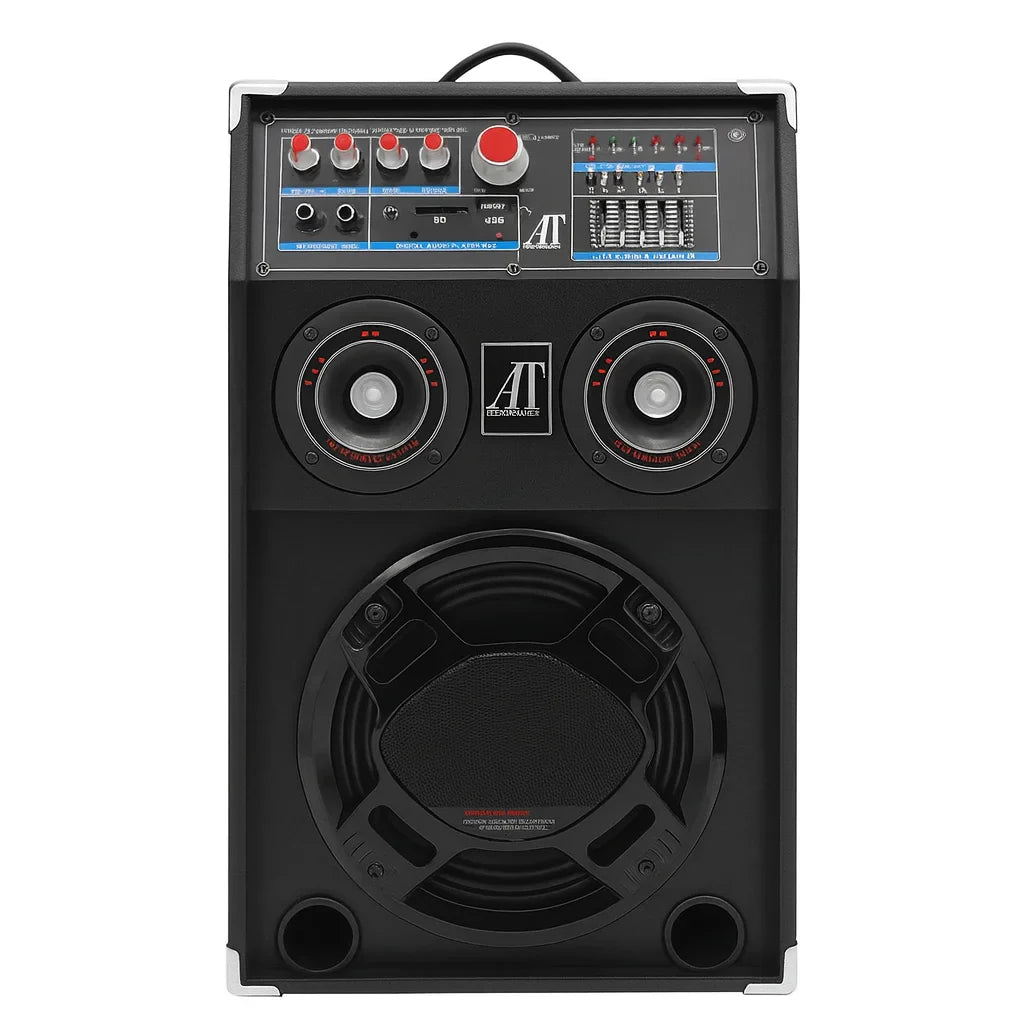 Sistem Audio Profesional AT-283 cu Bluetooth, USB, Radio FM și Karaoke – 1000W