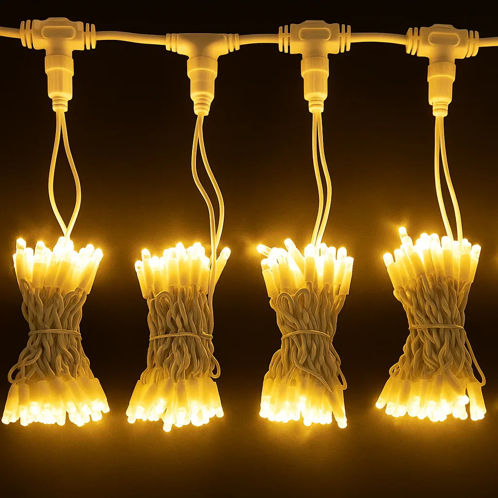 Instalație luminoasă tip perdea AT Performance 3x2M, 240 LED, IP65, efect curgere