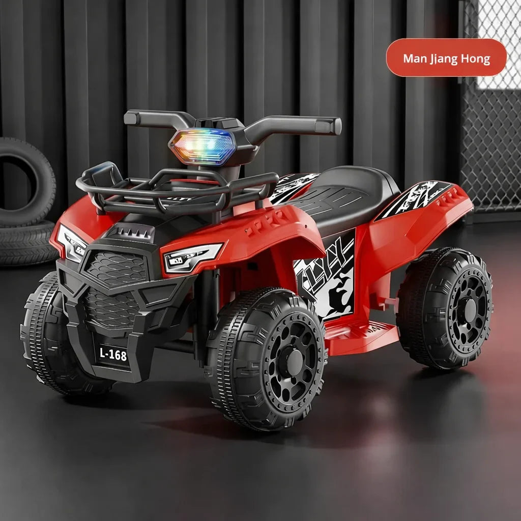 ATV Electric Copii KIDOO® L-168, 6V, 3–5 km/h, 3–8 ani – Distracție Off-Road, Sigur și Ușor de Utilizat