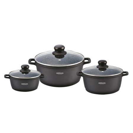 Set cratite granit, 6 PIESE