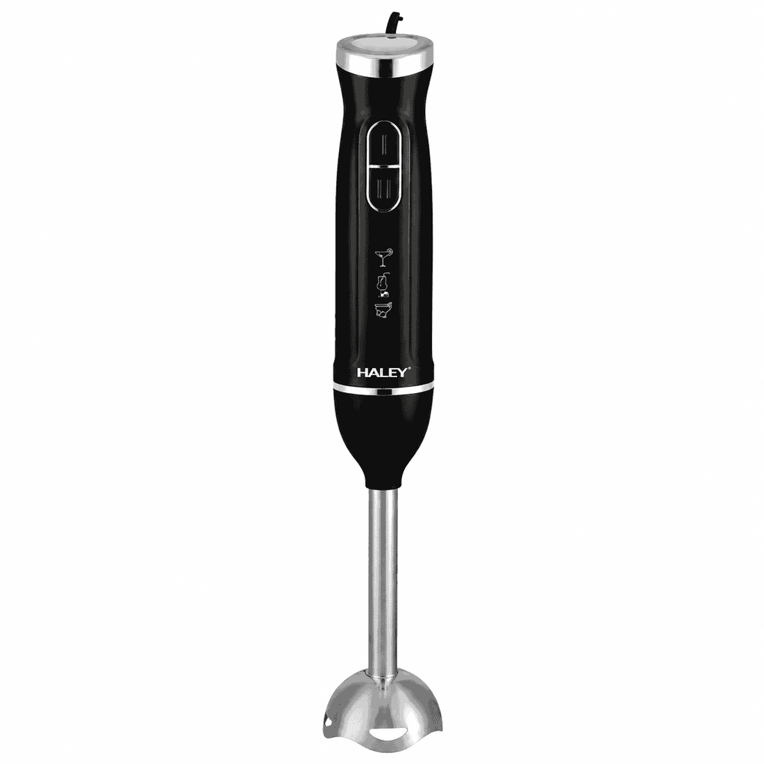 Blender Vertical De Mână Haley HY-1131, 1500W, 2 Viteze, Funcție Pulse, Lame Și Tijă Din Oțel Inoxidabil