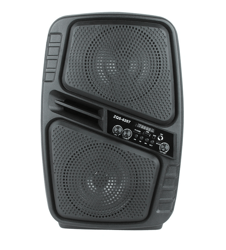 BOXA ACTIVA PROFESIONALA 300W, AUTONOMIE MARE, XTRA BASS, ECRAN LCD + JOC LUMINI, CONEXIUNE BLUETOOTH, USB, RADIOFM, CADOU STICK USB + MICROFON SI TELECOMANDA, GARANTIE 2 ani