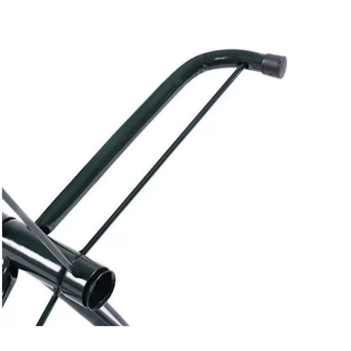 Brad artificial de Craciun AT PERFORMANCE®, tip pin, clasic, pentru interior/exterior, inaltime 210 cm, verde, suport metalic inclus.