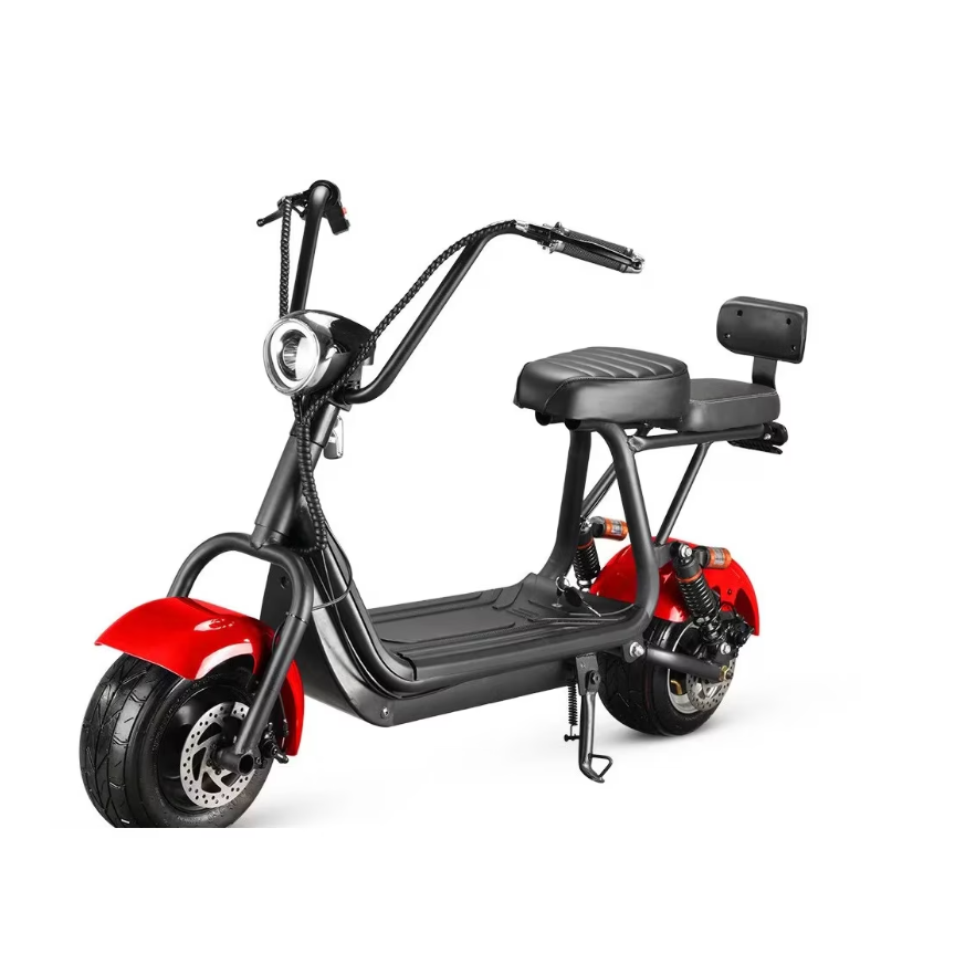 Mini Harley Electrică 800W 48V | Scuter Urban AT PERFORMANCE®, Autonomie 35 km, Se Conduce Fără Permis 25 km/h Dimensiuni 141 x 31 x 64 cm