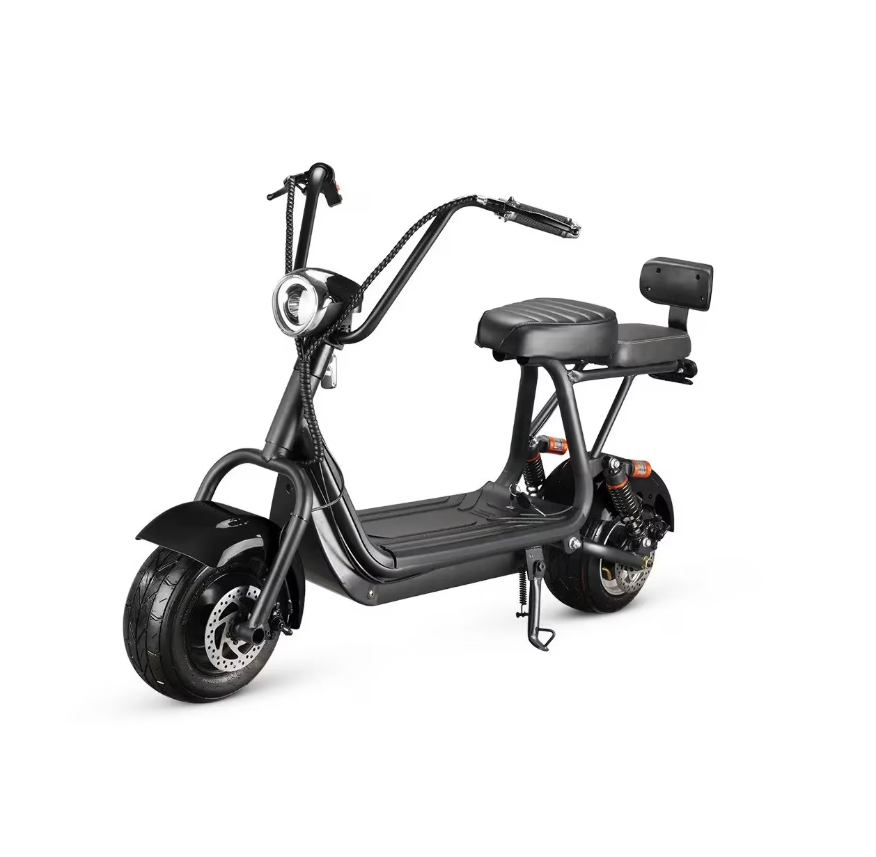 Mini Harley Electrică 800W 48V | Scuter Urban AT PERFORMANCE®, Autonomie 35 km, Se Conduce Fără Permis 25 km/h Dimensiuni 141 x 31 x 64 cm