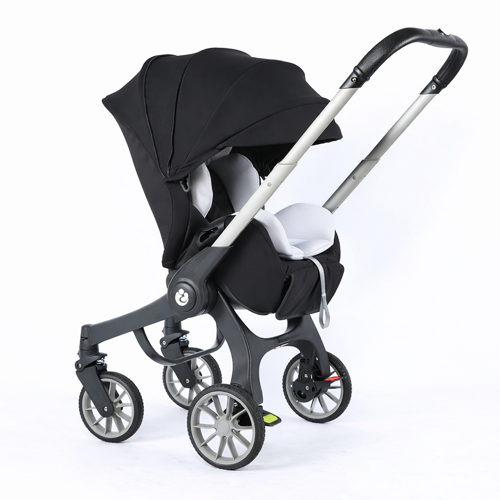 Cărucior Travel  4 în 1 pentru Bebeluși Stroller Plus 2053 – Sistem Multifuncțional, 0-3 Ani