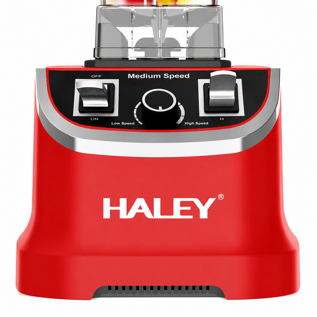 Blender Profesional Multifuncțional HALEY HY-2705, 4800W, Cană 2.5L, 15 Trepte de Viteză, Funcție Pulse, Zdrobire Gheață, Lame din Inox