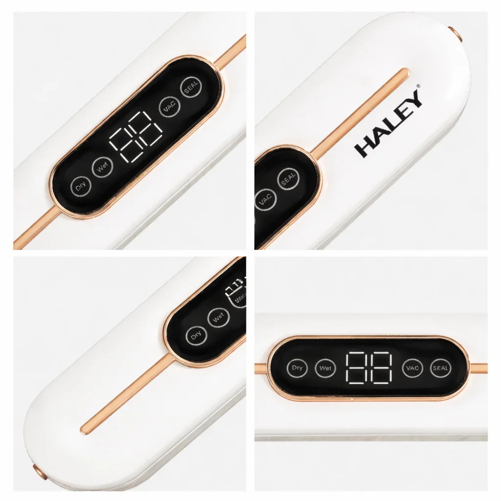 Aparat de Vidat HALEY HY-508 – Vacuum Sealer Electric cu Mod Uscat/Umed, 90W