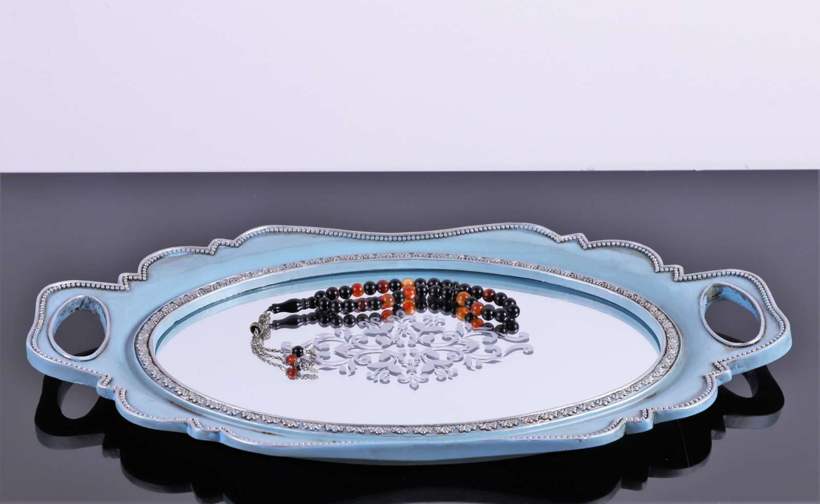 Tava din rasina cu oglinda vintage M