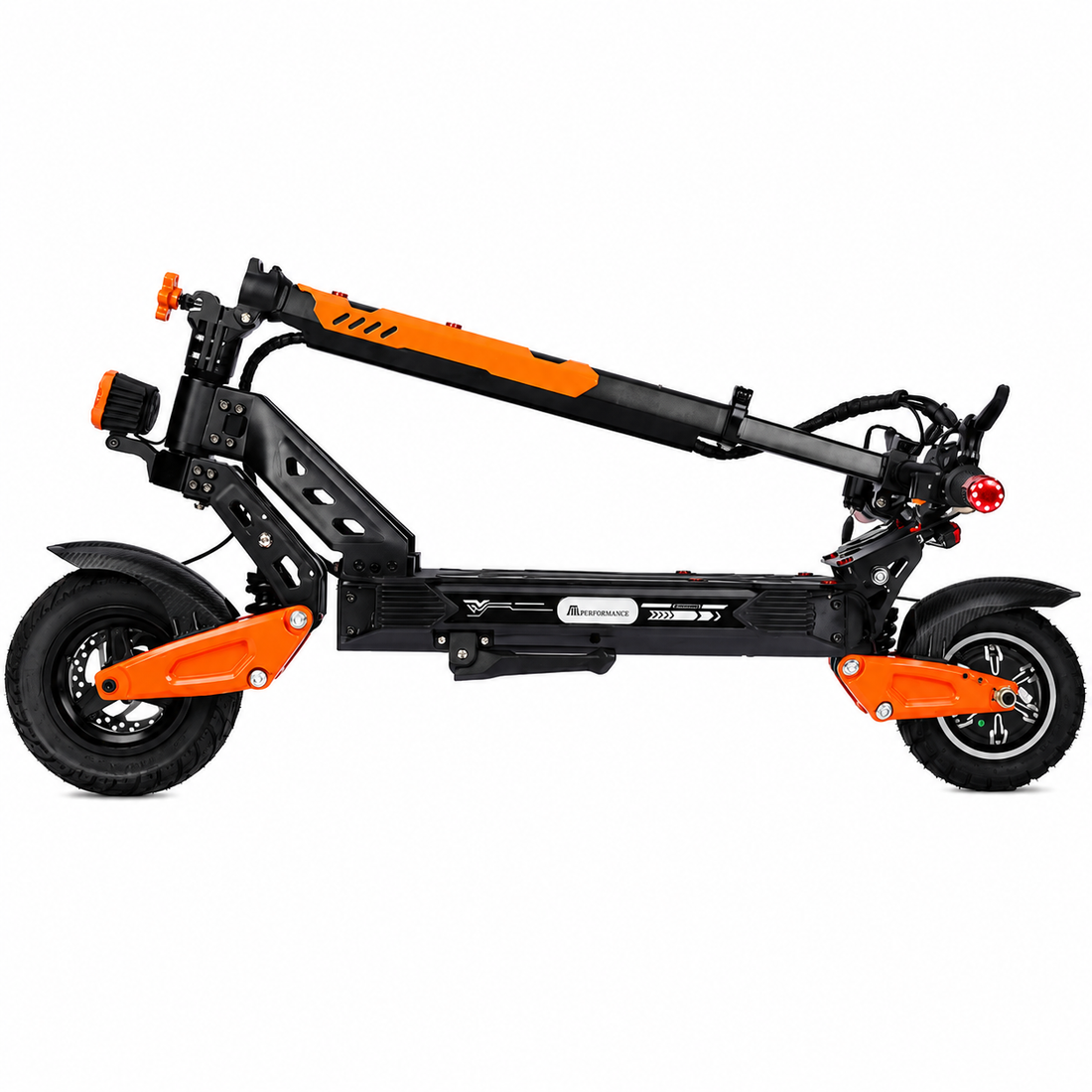 Trotinetă Electrică AT Performance AT-219, 48V 12,5Ah, Motor 800W,  Autonomie până la 45 km, Pliabilă, Roți 10", Portocaliu