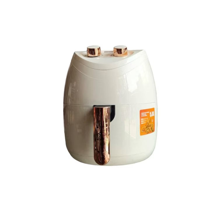 Friteuza electrica profesionala Air Fryer alb, AT PERFORMANCE®, Air Fryer 5.8L 1500W Manual, Multi-Purpose, 360 Air Circulation R.5232 - Gatit sanatos si eficient pentru intreaga familie.