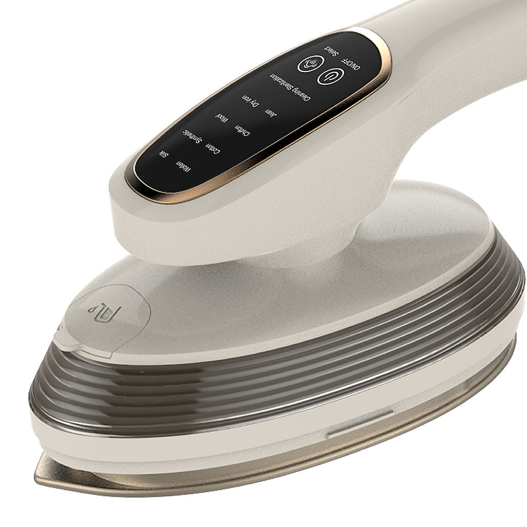 Aparat de Călcat Vertical și Orizontal cu Aburi HALEY® HY-6601, 2000W, Cap Rotativ la 90°, Panou de Control Tactil, Încălzire Rapidă în 20 Secunde, 3 Niveluri de Abur, Rezervor 120 ml, Funcție de Călcare Uscată
