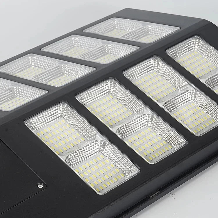 Lampă Solară LED HNY 800W cu Panou Fotovoltaic, Telecomandă, IP65, 6500K