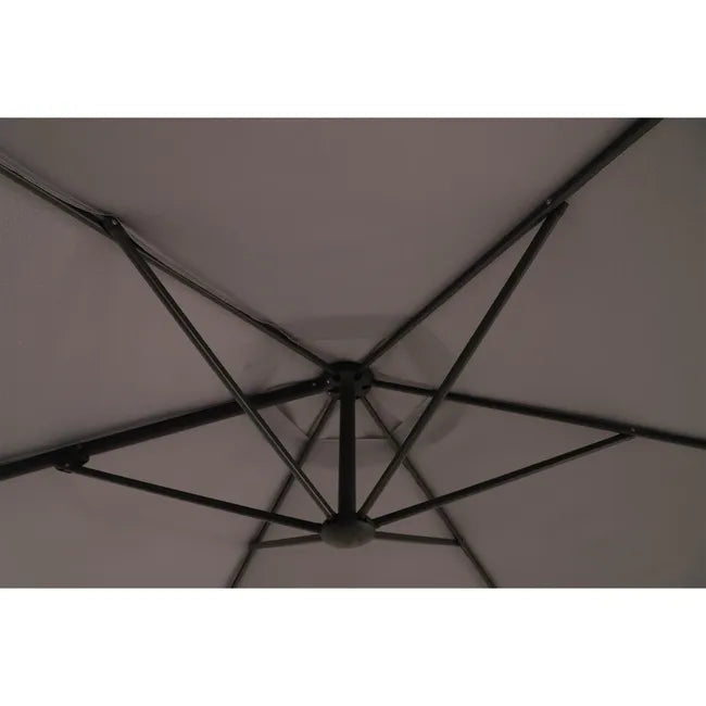 Umbrelă de Soare cu Braț Lateral 290 cm, Protecție UV, Antracit