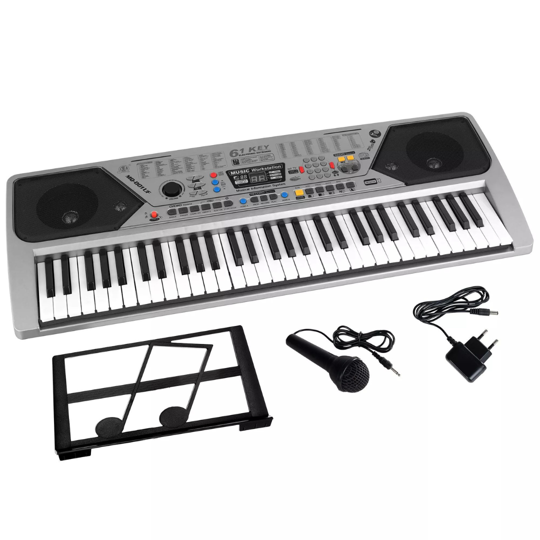 Orga electronica MQ-001UF Boxe,MP3,USB,Microfon,Claviatura 61 clape,100 de Ritmuri