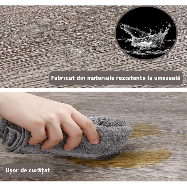 Set 36 Placi, De Pardoseala, AT PERFORMANCE®, durabil, autoadezive, PVC, 914.4mm x152.4mm, mm 5 m²/box, Bej Gri