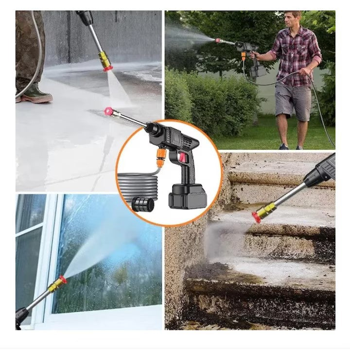 Pachet Promoțional AT PERFORMANCE®: Pistol de Spălat cu Presiune 36V + Oglindă Auto DVR Cameră Față-Spate Full HD – Curățenie și Siguranță la Superlativ