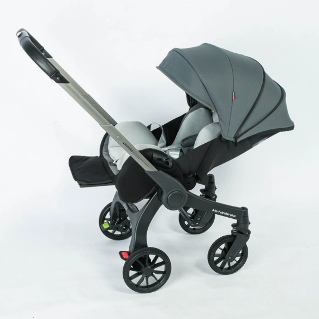 Cărucior Travel  4 în 1 pentru Bebeluși Stroller Plus 2053 – Sistem Multifuncțional, 0-3 Ani