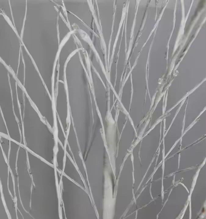 Pom Decorativ Iluminat cu LED-uri, 180 cm Inaltima, Lumina, alb-cald