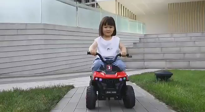 „ATV Electric pentru Copii 6V – Aventură și Distracție în Siguranță!” 🚀🏁 Rosu