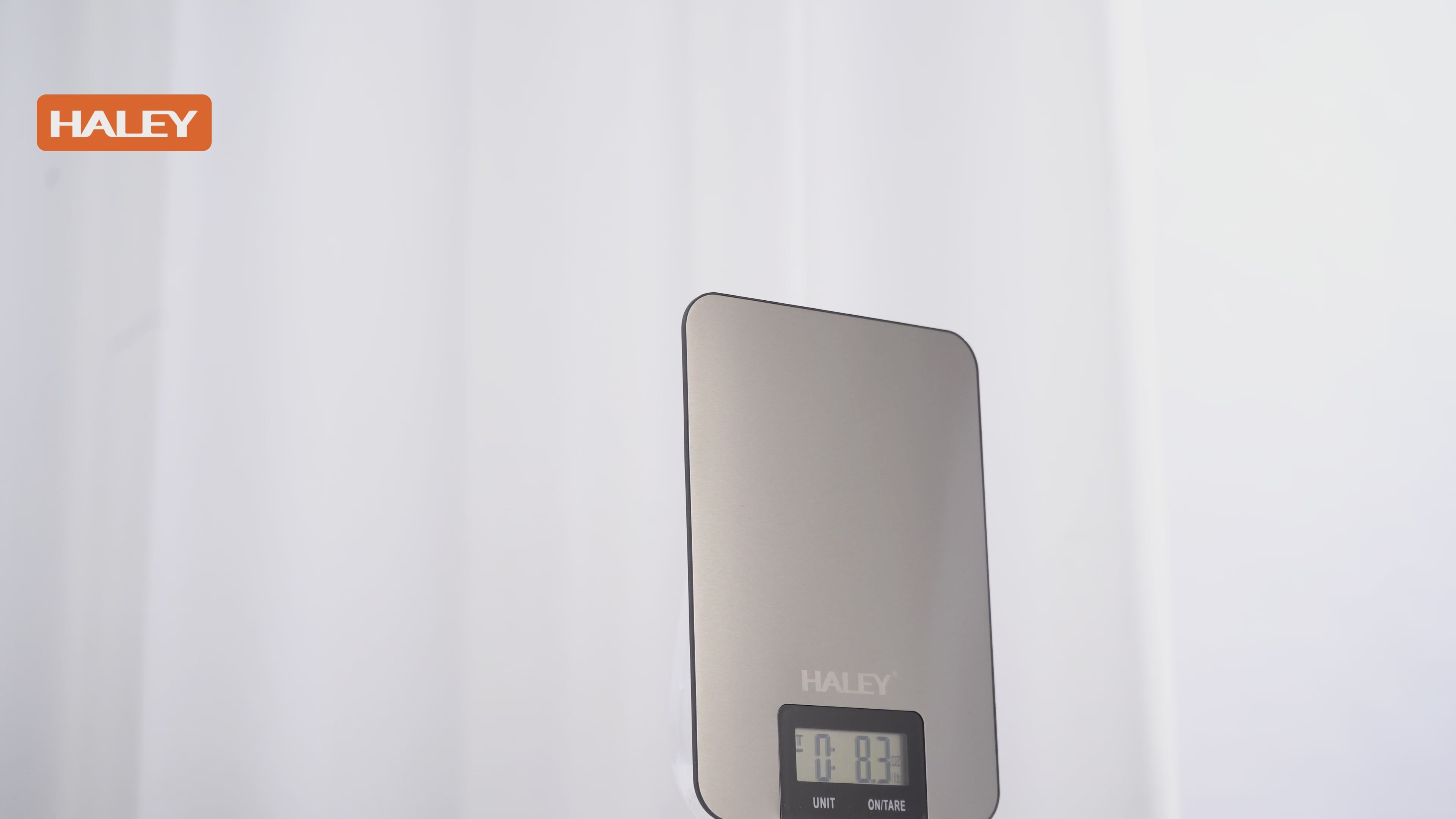 Cântar Electronic HALEY, 5000G, din Oțel Inoxidabil Design Portabill, Argintiu