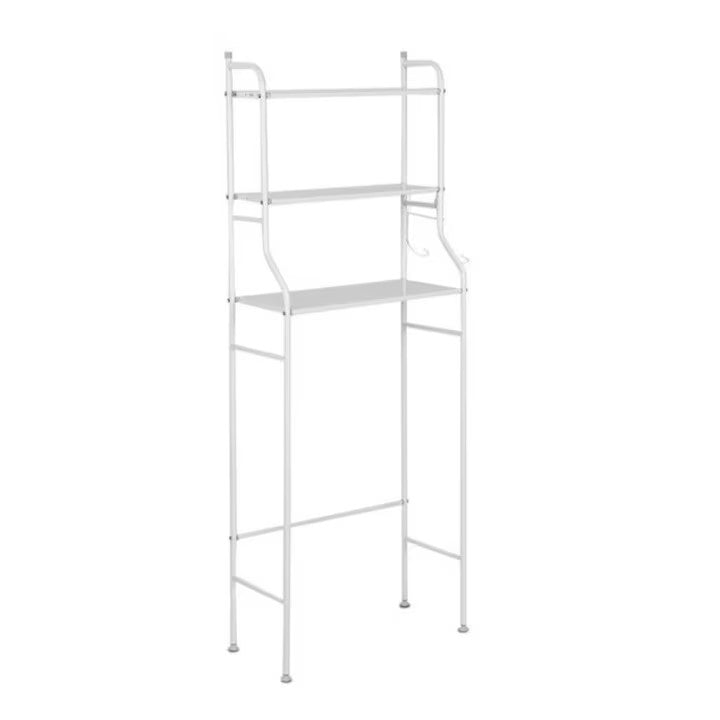 Raft depozitare AT PERFORMANCE®, peste toaleta/masina de spalat cu 3 polite.