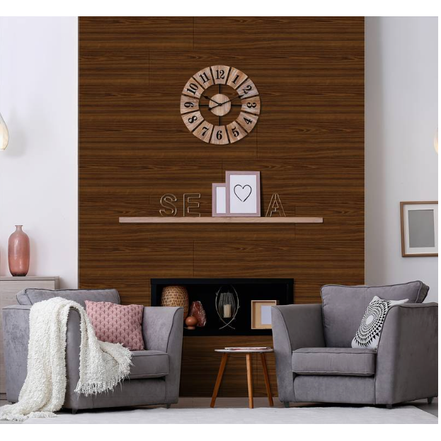 Set 10x Tapet top parchet, AT PERFORMANCE®, suprafata acoperire 1.8 mp, autoadeziv, waterproof, usor de montat, design modern, 30x60 cm, maro