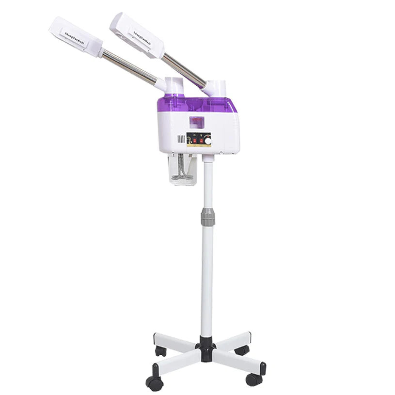 Steamer dublu, At Performance, Cald si Rece, Dispozitiv facial, Alb/Mov