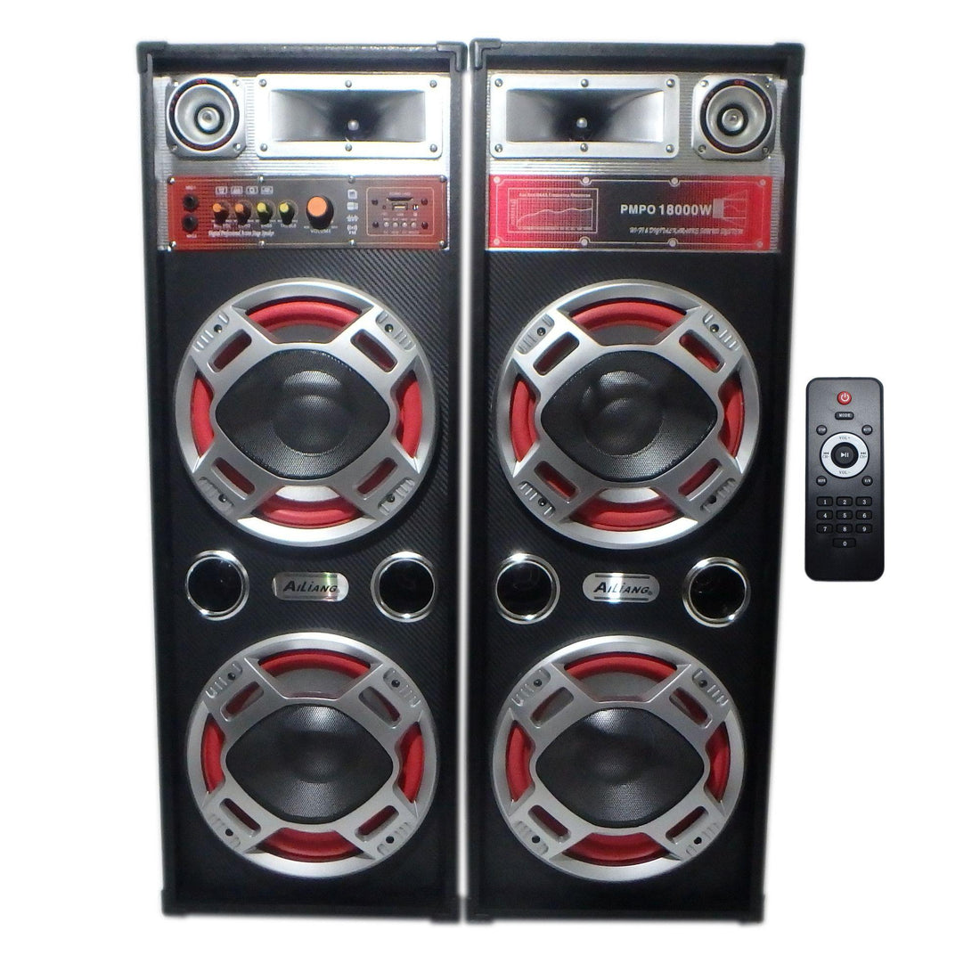 Set Boxe Active 620 , 650W ,Telecomanda,  Bluetooth ,Radio, Usb ,SD Card, 4 Subwoofere De 10 Inch