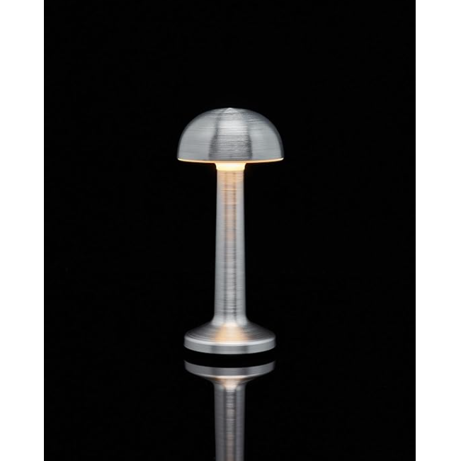Lampa de birou, At Performance, portabila ciupercuta, 22 cm, Agintie