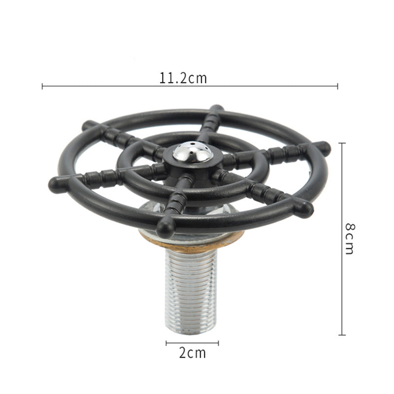 Spalator pahare cu jet de apa, At Performance, din otel inoxidabil si ABS, conceput pentru curatarea si clatirea rapida paharelor, negru