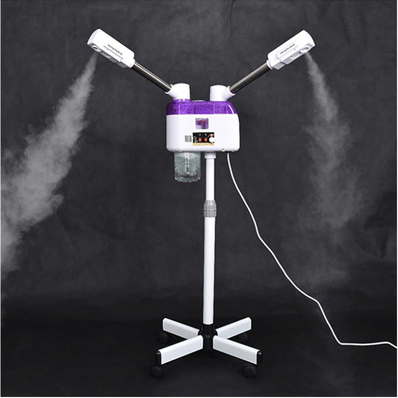 Steamer dublu, At Performance, Cald si Rece, Dispozitiv facial, Alb/Mov