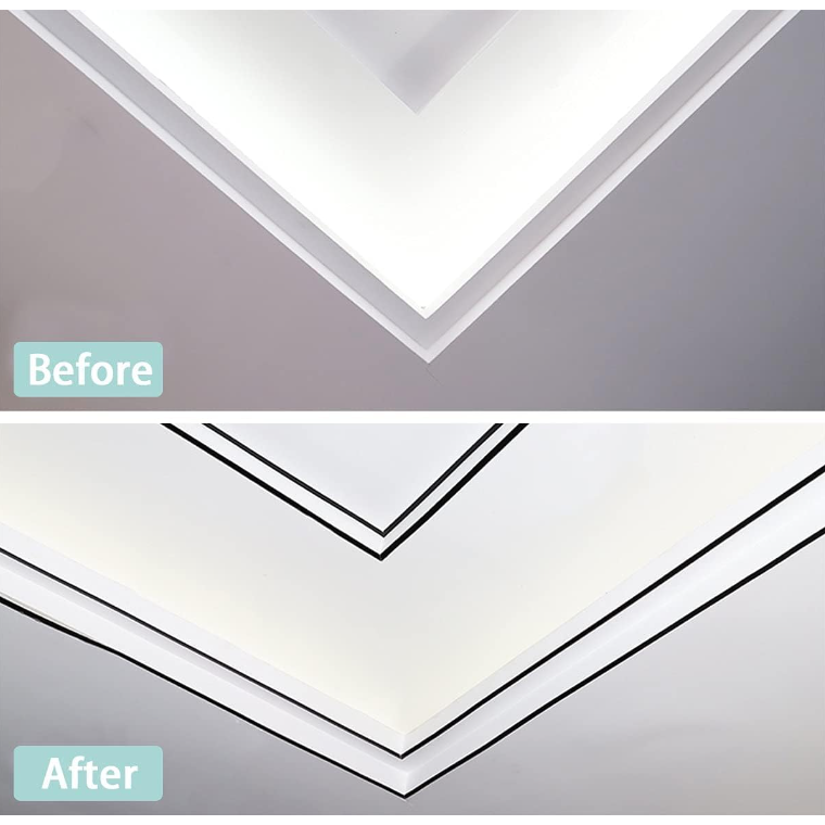 Rola de ornament adeziva, At Performance, pentru decoratiuni, 50m, 5 mm grosime, negru